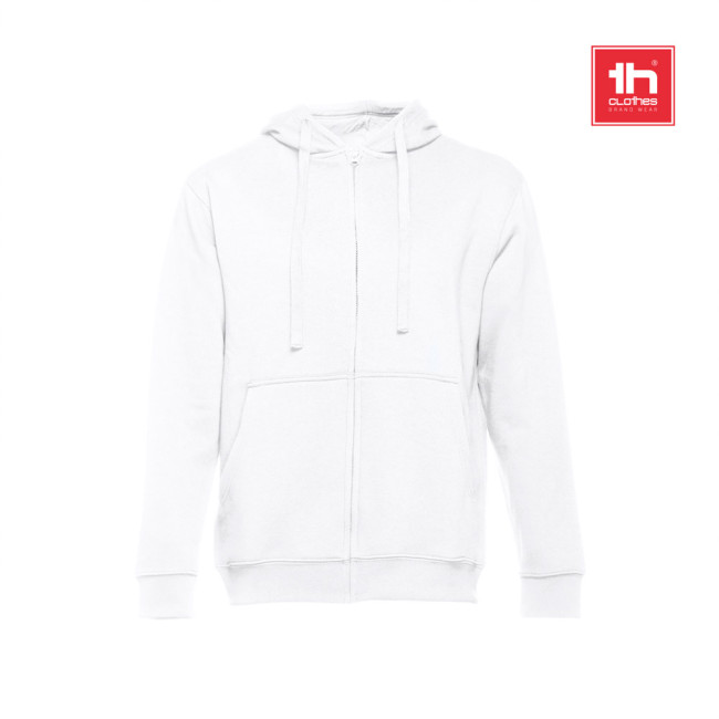 Promotional Amsterdam Men's Hooded Full Zipped Hoodie White