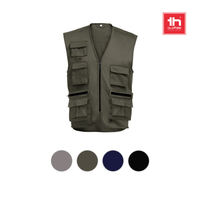 Promotional Pixel Waistcoat 200 g/m² In Polyester & Cotton