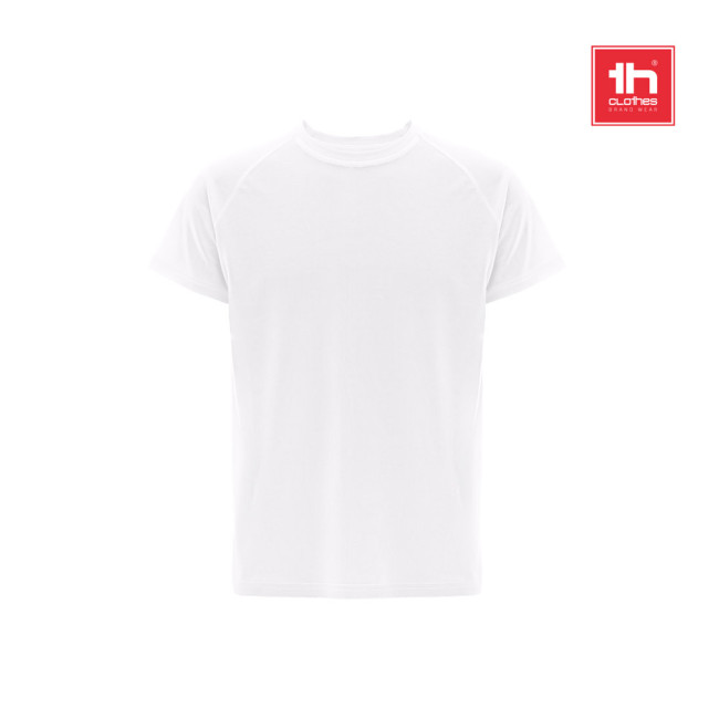 Promotional Move Short-Sleeved Technical T-Shirt In Polyester White