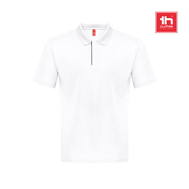 Promotional Dynamic Men's Technical Polo Shirt White