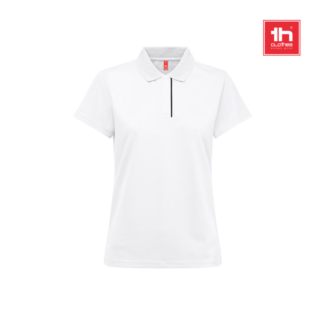 Promotional Dynamic Women's Technical Polo Shirt White