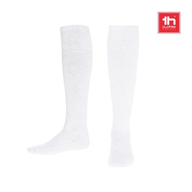 Promotional Run Mid-Calf Sports Socks White