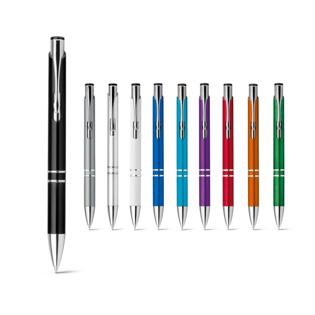 Promotional Beta Plastic Ballpen With Metal Clip