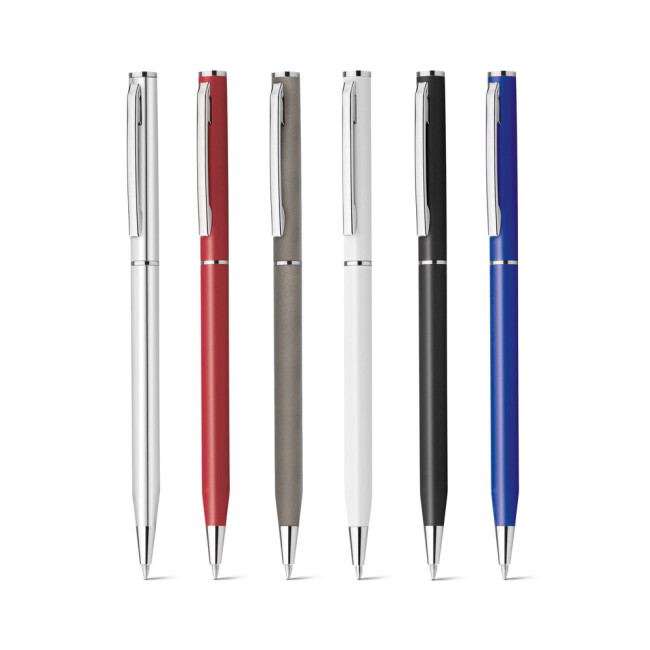 Promotional Lesley Metallic Metal Ballpen With Clip