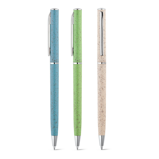 Promotional Devin Ballpen Wheat Straw Fibre & ABS