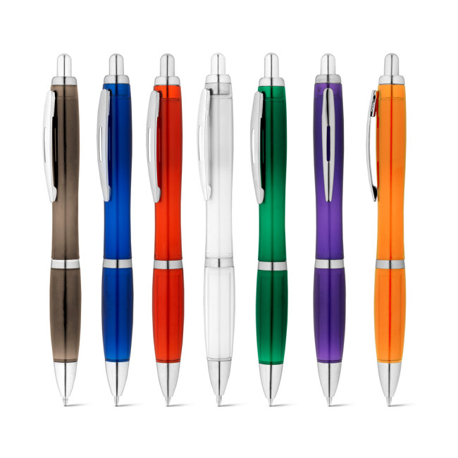 Promotional Swing rPET Ballpen With Metal Clip