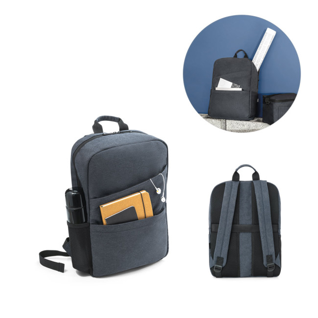 Promotional Repurpose Backpack Laptop Backpack In PET 600D 15'6''