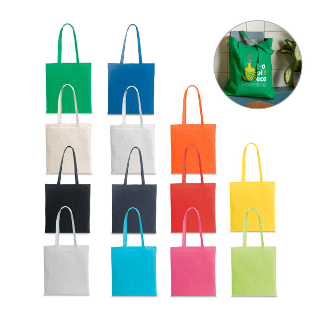 Promotional Cairo Recycled Cotton Shopping Bag 180 g/m²