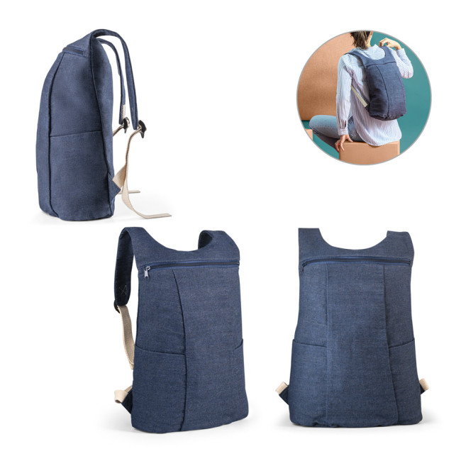 Promotional Denim Backpack 300 g/m²