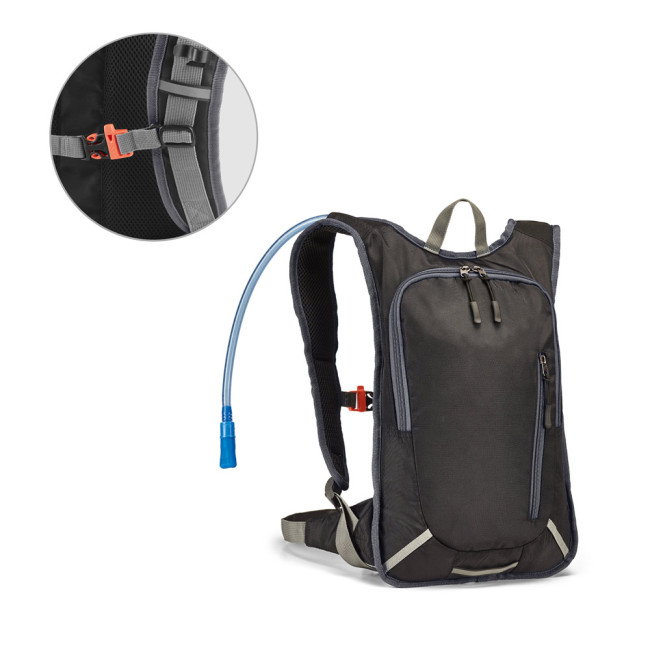 Promotional Mounti Sports Backpack With Water Tank 420D