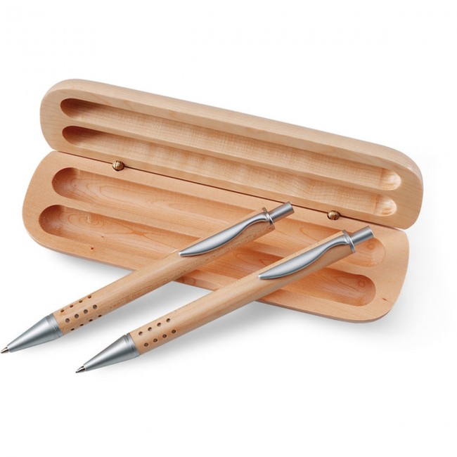 Promotional Pen Gift Set In Wooden Box - Image 8