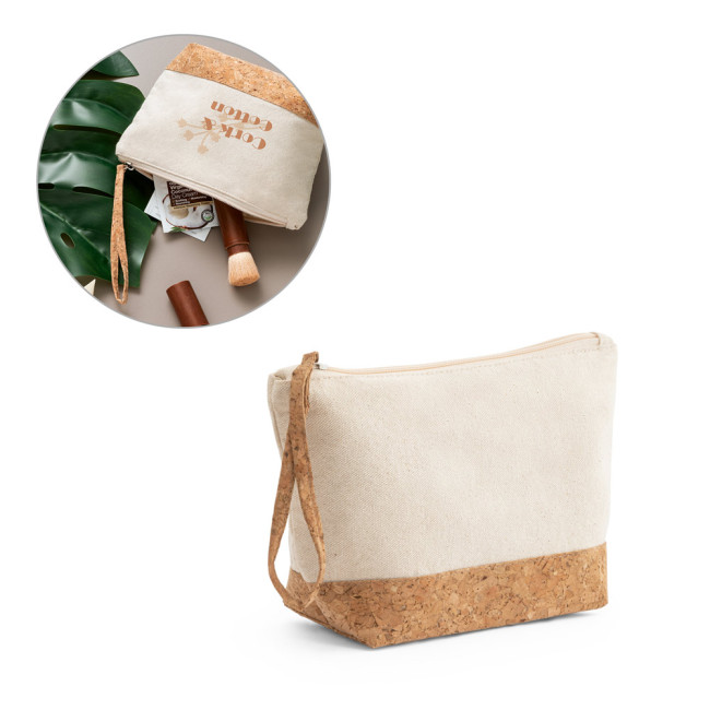 Promotional Blanchett Cotton & Cork Toiletry Bag