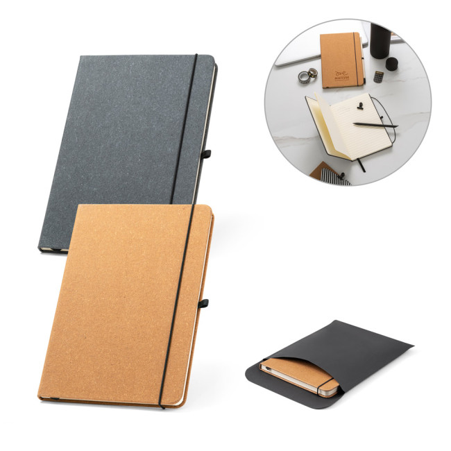 Promotional Matisse Recycled Leather A5 Notebook