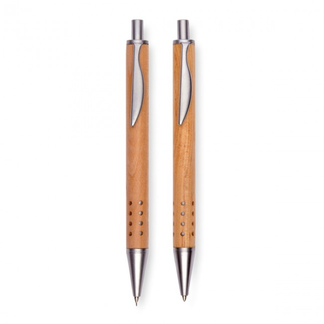 Promotional Pen Gift Set In Wooden Box - Image 2