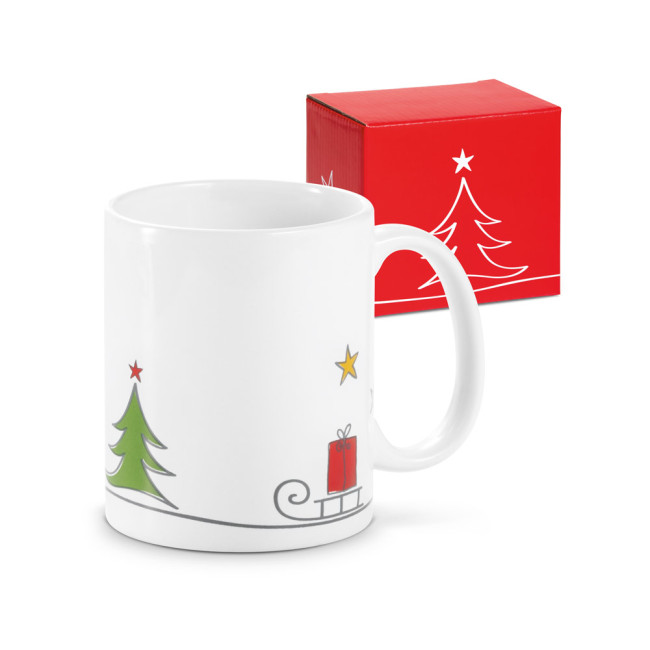 Promotional Ancelle Christmas Mug 350ml