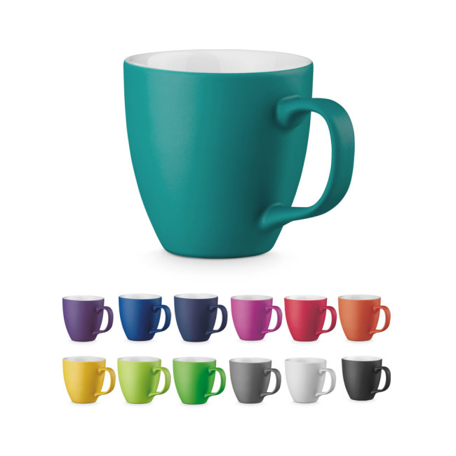 Promotional Panthony Matte Hydroglaze Porcelain Mug 450ml