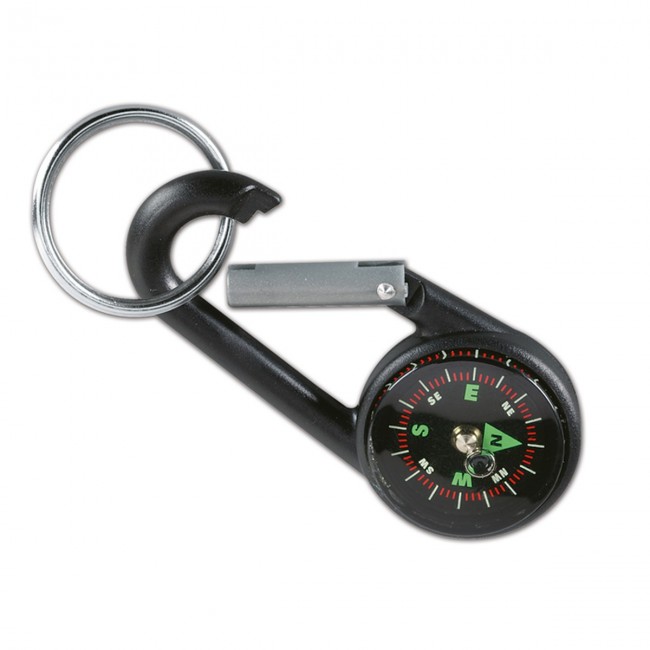 Promotional Carabiner hook with key ring - Image 1