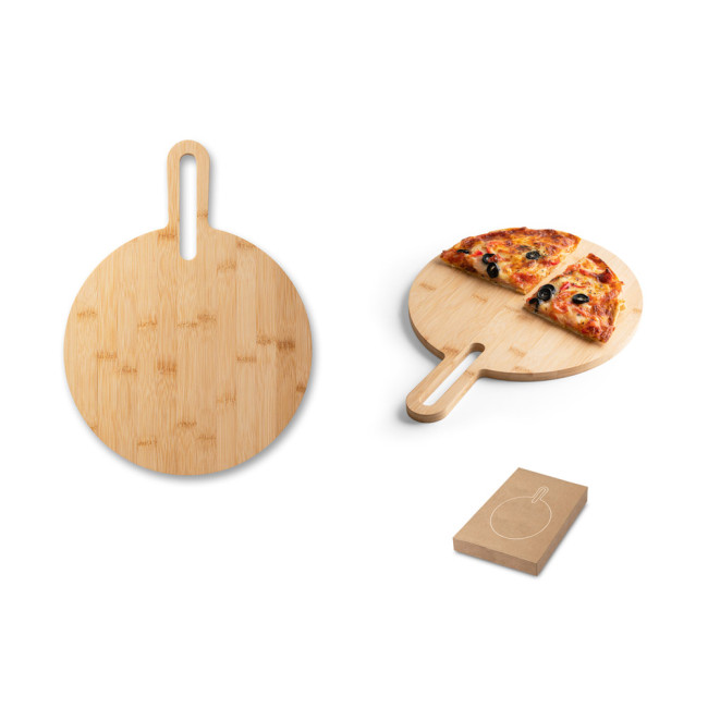 Promotional Caraway Round Bamboo Board