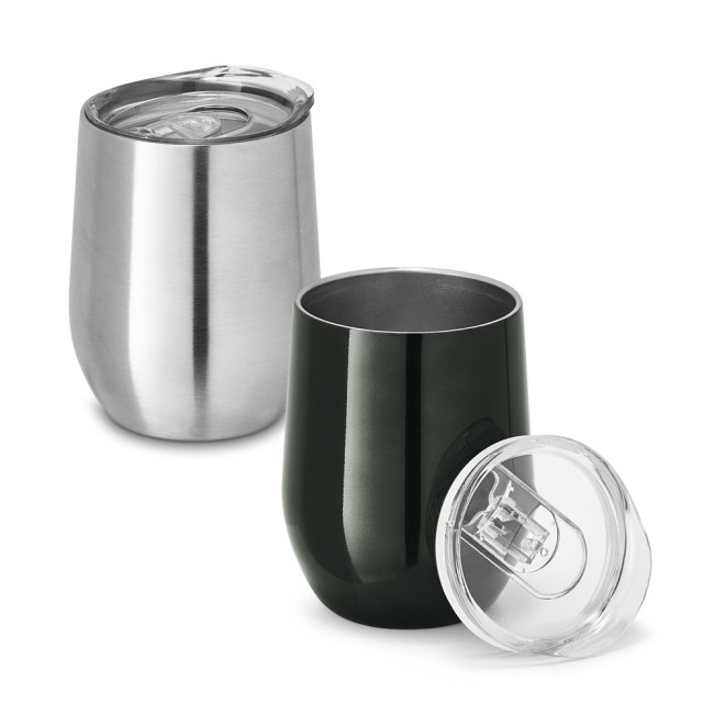 Promotional Ronde Stainless Steel Travel Cup 400ml