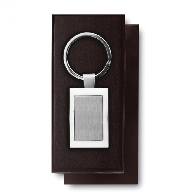 Promotional Rectangular Metal Keyring - Image 6