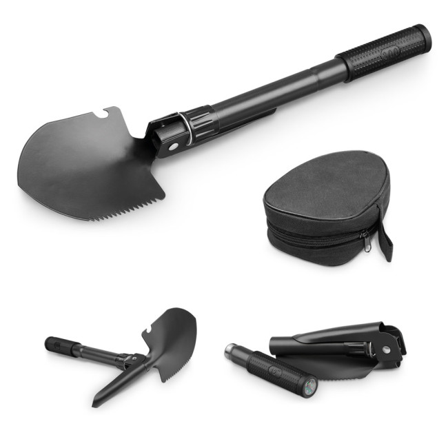 Promotional Metal Folding Shovel With Compass