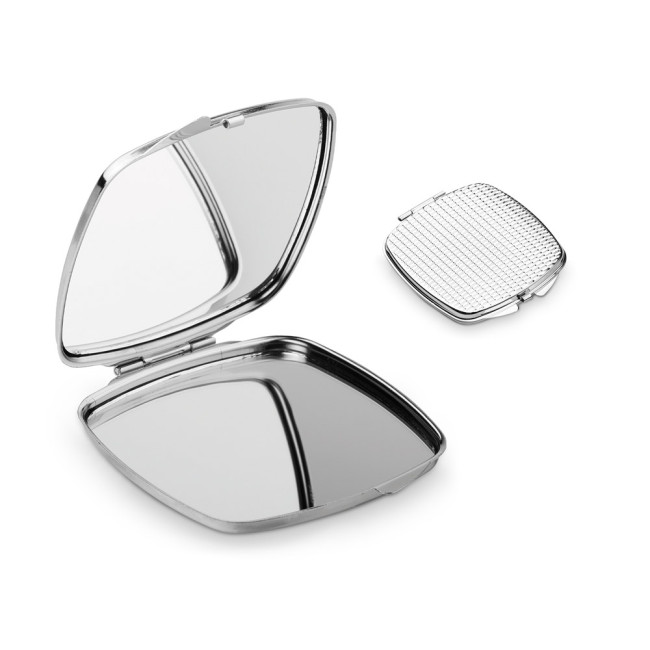 Promotional Shimmer Metal Compact Mirror