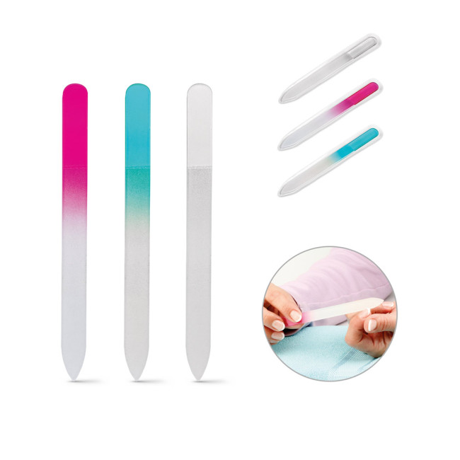 Promotional Raspera Glass Nail File