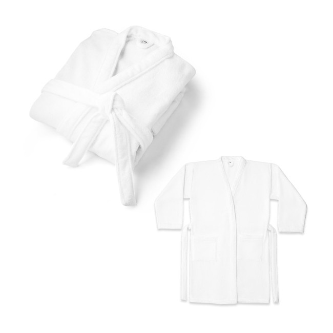 Promotional Ruffalo Large Recycled Cotton Bathrobe 350 g/m²