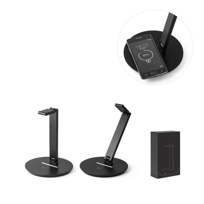 Promotional ABS Headphone Stand With Built-In Wireless Charger