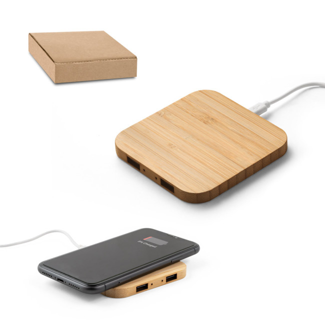 Promotional Bamboo Wireless Charger