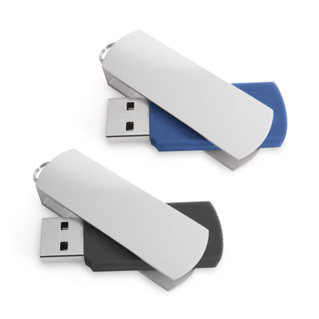 Promotional USB Flash Drive With Metal Clip 8GB