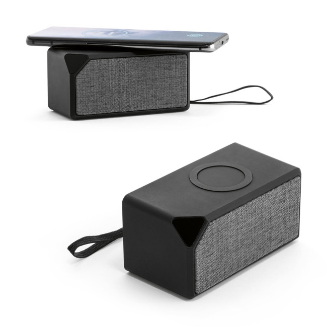 Promotional ABS Portable Speaker With Wireless Charging