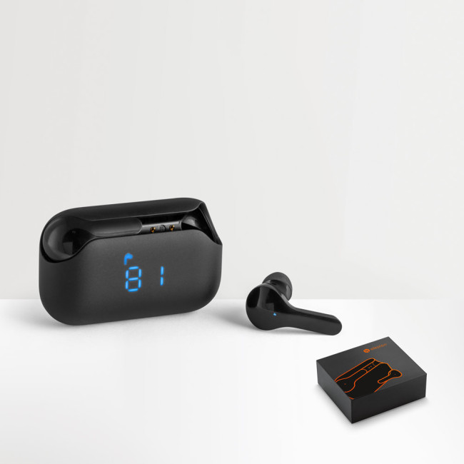 Promotional ABS Wireless Earphones With BT 5'0 Transmission