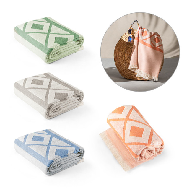 Promotional Recycled Cotton Multifunctional Bath Towel 350g/m²