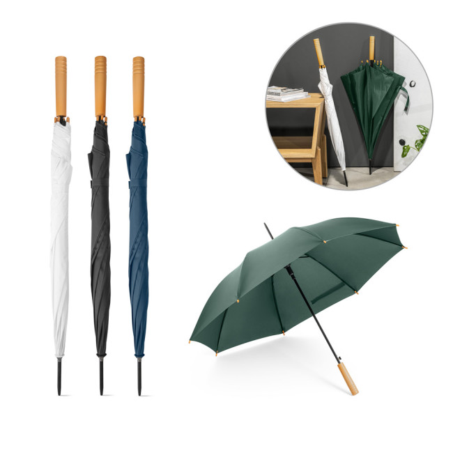 Promotional Apolo Rpet Pongee Automatic Opening Umbrella