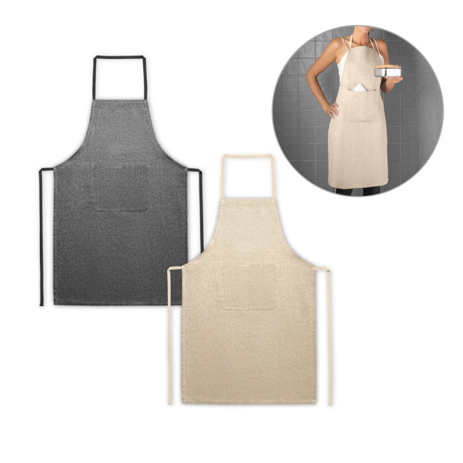 Promotional Zimbro Apron With Recycled Cotton 140 g/m²