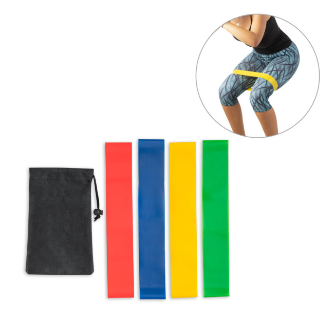 Promotional Set Of Elasticated Resistance Bands