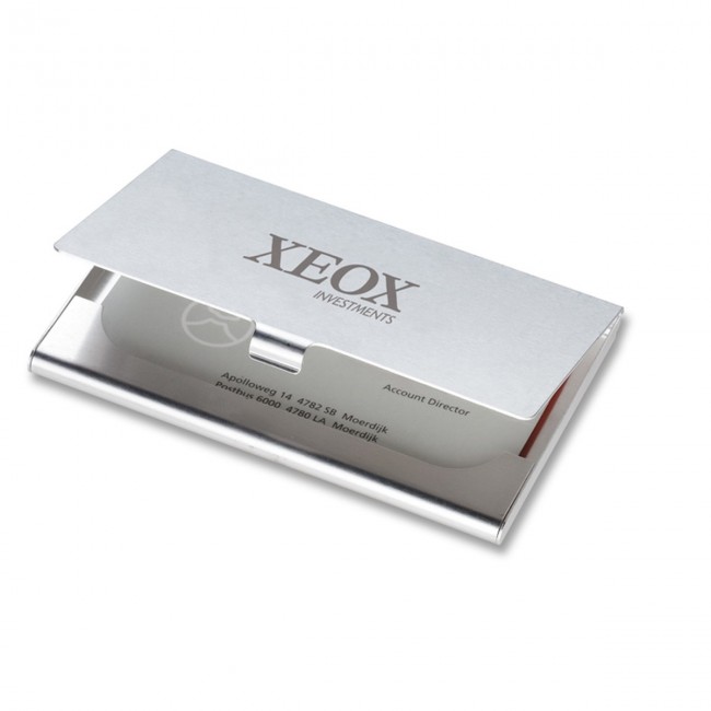 Promotional Aluminium Business Card Holder - Image 1