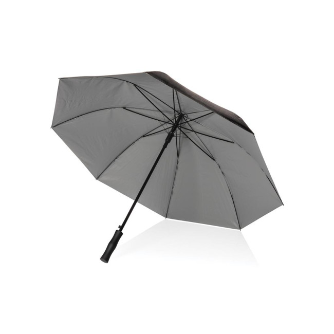 Promotional Impact Aware Rpet Dual Colour Auto Open Umbrella 27" - Image 2