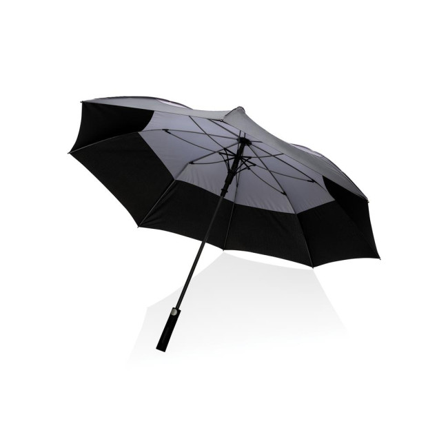 Promotional Impact Aware Rpet Auto Open Stormproof Umbrella 27" - Image 3