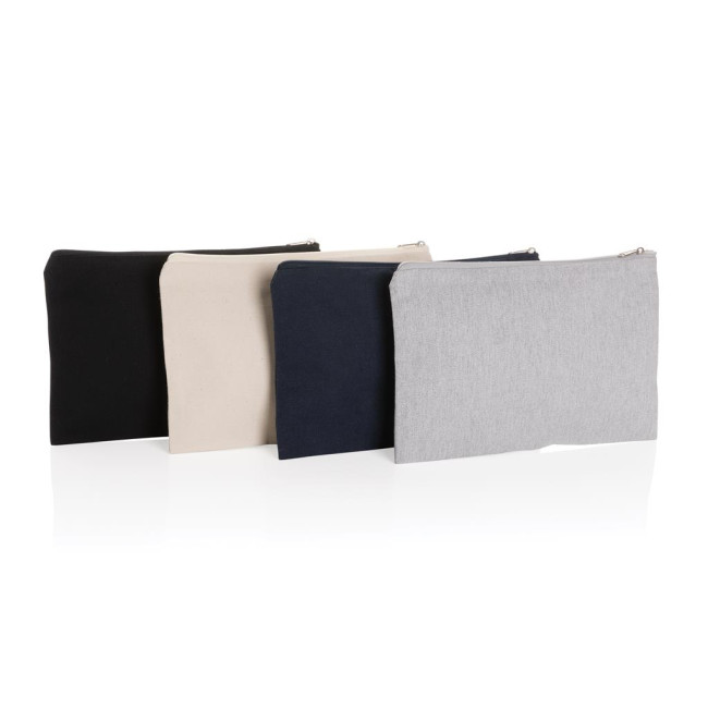 Promotional Impact Aware Recycled Canvas Pencil Case Undyed - Image 1