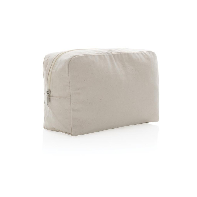 Promotional Impact Aware Recycled Canvas Toiletry Bag Undyed - Image 4