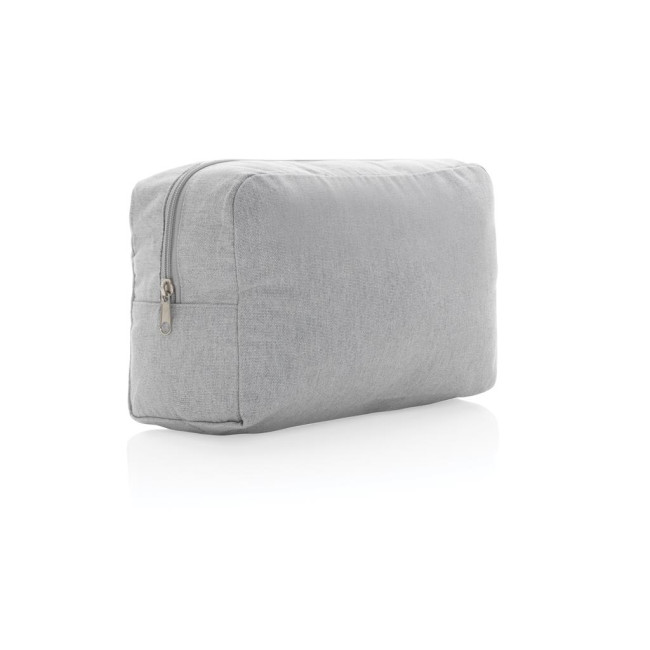 Promotional Impact Aware Recycled Canvas Toiletry Bag Undyed - Image 2