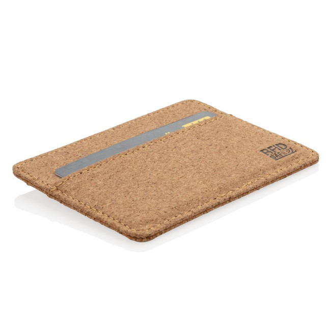 Promotional Cork Secure RFID Slim Wallet - Image 1