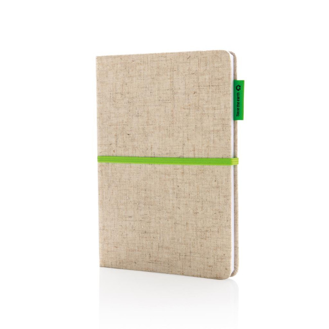 Promotional A5 Jute Notebook