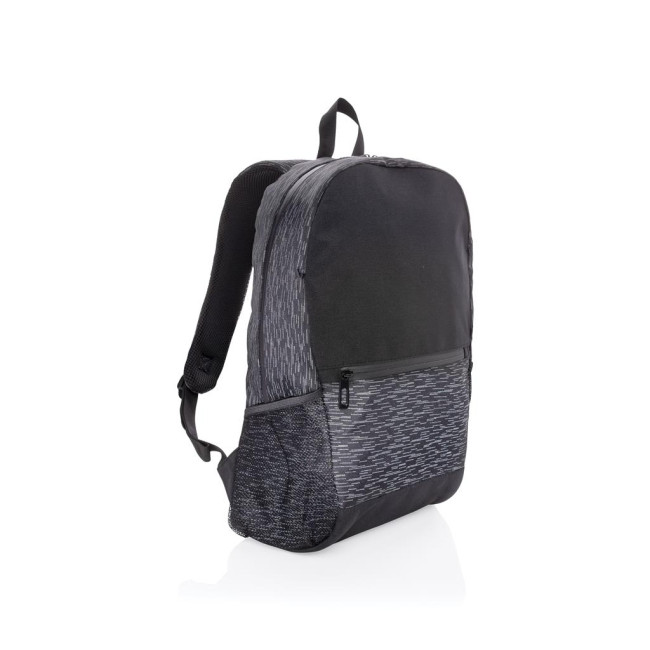 Promotional Aware Rpet Reflective Laptop Backpack