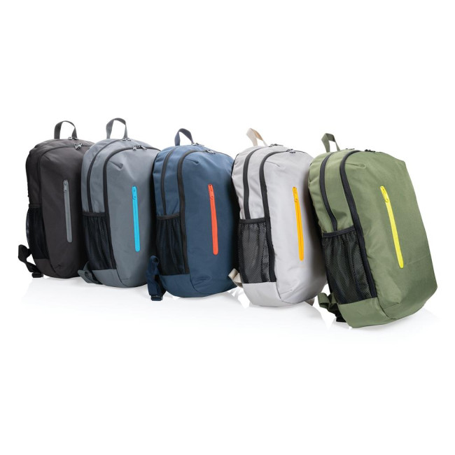 Promotional Impact Aware Rpet Casual Backpack 300D