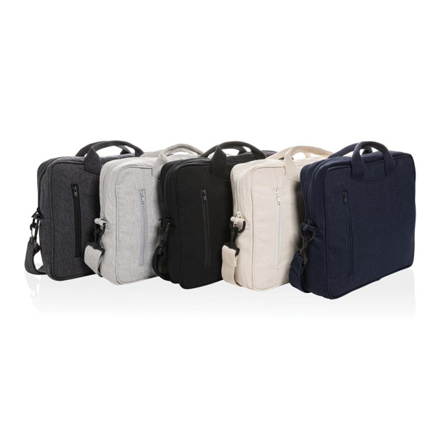 Promotional Laluka Aware Recycled Cotton Laptop Bag 15.4"