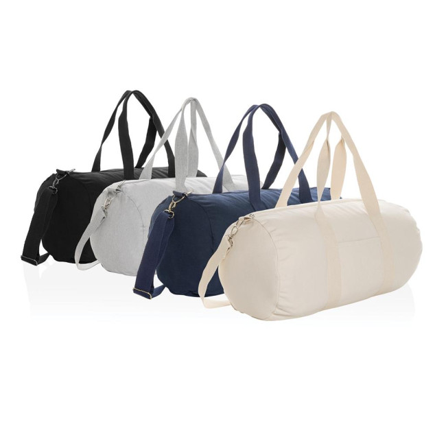 Promotional Impact Aware Recycled Canvas Duffel Bag Undyed