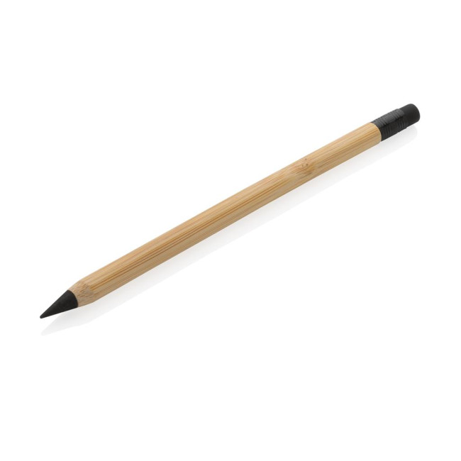 Promotional Bamboo Infinity Pencil With Eraser